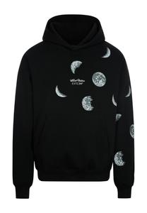 Толстовка ESTEEM  Silent Motion Moon Oversized, черный