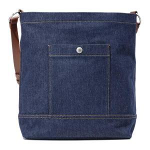 Левис 100% Хлопок Бакет Сумка Через Плечо Классическая Женская Постиранная Голубая Левис