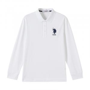 Мужская поло U.S. POLO ASSN., белый