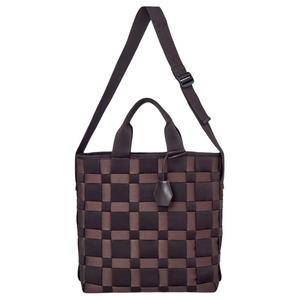 COS Сумка-шоппер из полиэстера Повседневная сумка через плечо Мужская сумка-кроссбоди Классическая темно-коричневая сумка, Dark Brown