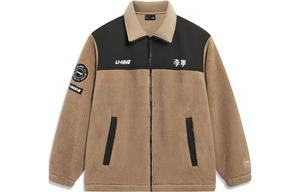 Куртка LiNing Sports Life Collection унисекс светло-каштанового коричневого цвета