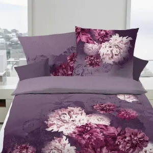 Двустороннее постельное белье Dream Sleep Flamenco Violet 155x220 см + 80x80 см Traumschlaf