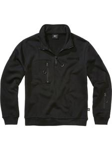 Свитер Tactical Sweat Troyer черного цвета Brandit