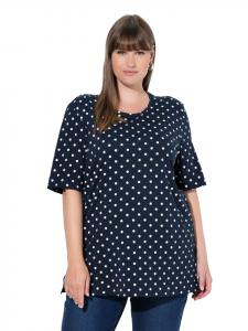 Ulla Popken Темно-синяя футболка