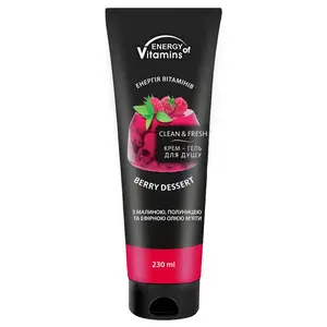 Кремовый гель для душа ягодный десерт, 230 мл Energy Of Vitamins