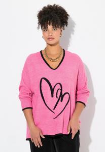 Джемпер BEQUEME PASSFORM HERZ-MOTIV MIAMODA, розовый