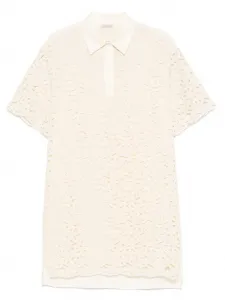 Платье мини со вставками MONCLER, нейтральный