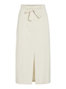 VILA Юбка в натуральном белом цвете