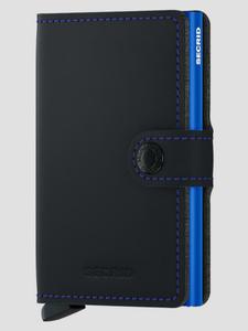 Кошелек Secrid Mini Matte Geldbörse, black & blue