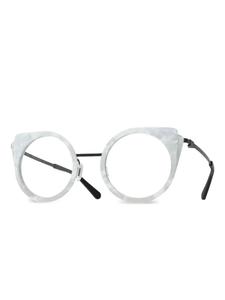 Gamine очки в оправе 'кошачий глаз', серый
