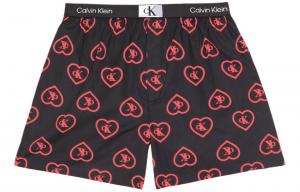 CALVIN KLEIN Трусы мужские 1 упаковка Черный Неоновое сердце