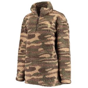 Женская куртка G-III 4Her by Carl Banks Camo San Francisco Giants из шерпы с молнией четверть четверти G-III