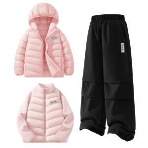 Детская повседневная спортивная одежда Disney, розовый