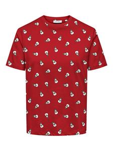 Футболка ONLY & SONS, красный