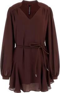 GUESS Женское платье Eco Long Sleeve Wanda Flare, Pure Choco