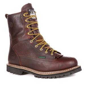 Мужские водонепроницаемые рабочие ботинки Georgia Boots Loggers 8, цвет Chocolate