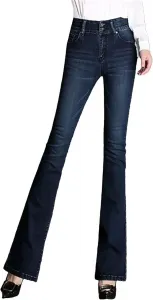 Женские винтажные джинсы скинни на высокой талии