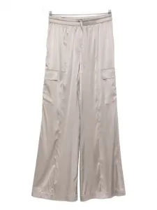 Брюки с завязками на талии TOM FORD, серебяный