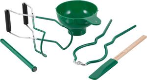 Набор инструментов для консервирования McSunley Prep N Cook, 5 штук, зеленый