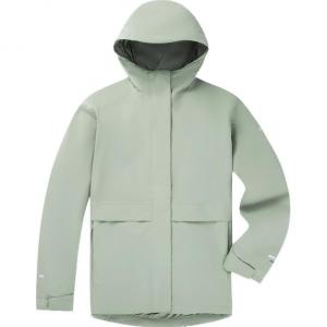 Columbia Женская зеленая ветровка для походов водонепроницаемая и ветрозащитная, Green-348