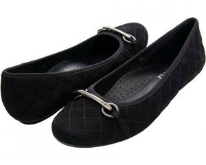 Балетки Vaneli Stacy, цвет Black Suede