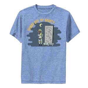 Футболка с плакатом «Руки прочь от Хэллоуина» для мальчиков 8–20 лет «Звездные войны Боба Фетт» Star Wars