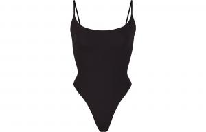 SKIMS Комбинезон Женский Белый Агат Черный/Оникс, Оникс Черный