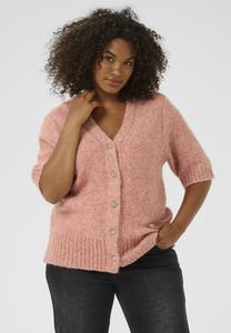 Кардиган Kaffe Curve CABIS, Light Mahogany Melange/Light Pink