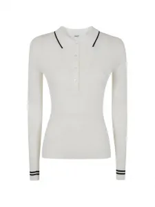 Рубашка поло в рубчик Aspesi, белый