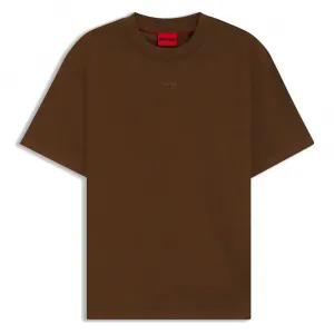 Футболка с коротким рукавом HUGO Dapolino 10248326 01, коричневый