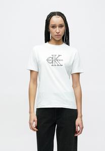 Футболка Calvin Klein Jeans CLASSIC MONOLOGO METALLIC, Brilliant White/White