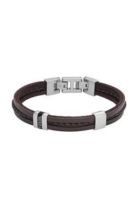 Браслет Fossil, коричневый