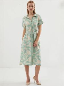 Платье-рубашка Bigdart, зеленый
