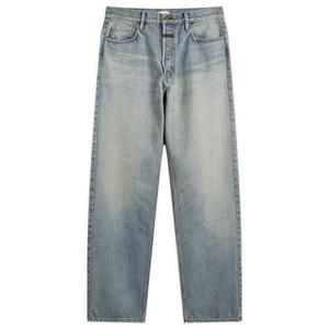 Прямые джинсы с пятью карманами Fear Of God, светло-индиго