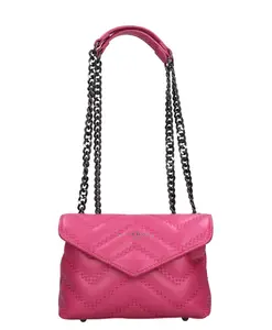Наплечная сумка W-1030 John Richmond, розовый