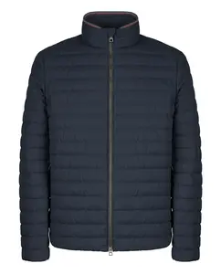 Короткий мужской пуховик, водо- и ветронепроницаемый Geox, темно-синий