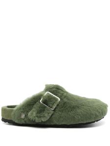 Тапочки из овчины Boston 1774 Birkenstock, зеленый