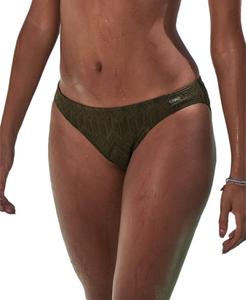 Трусики от классического бикини для женщин с текстурированной поверхностью LASCANA, Olive