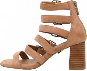 Corkys Footwear Женские босоножки на каблуке с пряжкой из искусственной замши верблюжьего цвета