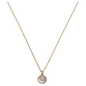 Интерлокирующее колье из 18-каратного золота с бриллиантами GUCCI