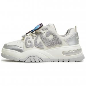 SHIDIQI x Low Top Скейтборд обувь Женские Teenmix, Серебристая ракушка