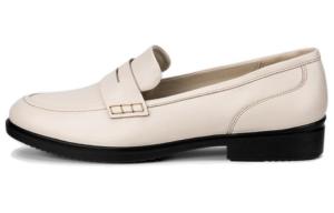 Лоферы женские белые Ecco
