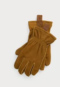 Перчатки Polo Ralph Lauren SUEDE UTILITY GLOVES, Brown/Black