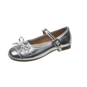 SUPEREDGE Серебряные платформенные туфли Мэри Джейн для женщин, цвет Silver