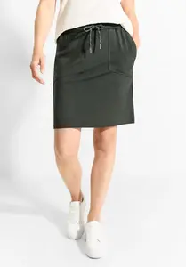 Юбка Cecil из джерси, эластичный пояс с кулиской, хаки