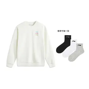 Толстовка LiNing Sports Life Collection, унисекс, цвет слоновой кости