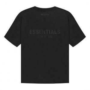Футболка Fear of God Essentials SS21 Short Sleeve Tee Stretch Limo Black, черный