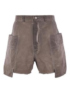 Хлопковые шорты Rick Owens DRKSHDW, серый