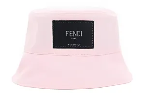 FENDI Кепка-ведро с нашивкой логотипа, Pink