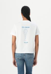 Футболка с принтом CAMINO Samsøe Samsøe, белый